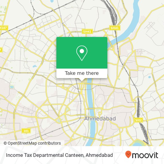 Income Tax Departmental Canteen, Ashram Road Ahmedabad 380009 GJ map