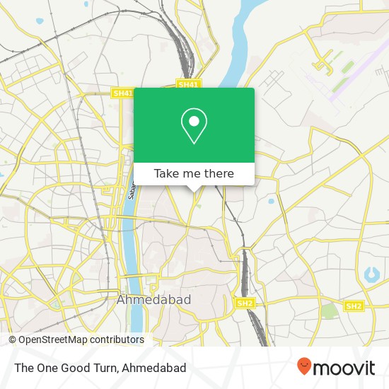 The One Good Turn, Shahibaug Road Ahmedabad 380004 GJ map