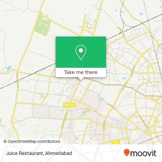 Juice Restaurant, Service Road Ahmedabad 380054 GJ map