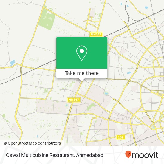 Oswal Multicuisine Restaurant, S G Highway Ahmedabad 380054 GJ map