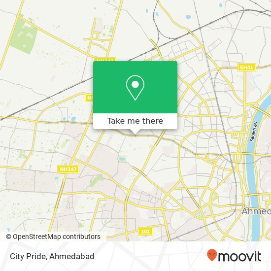 City Pride, Drive in Road Ahmedabad 380052 GJ map