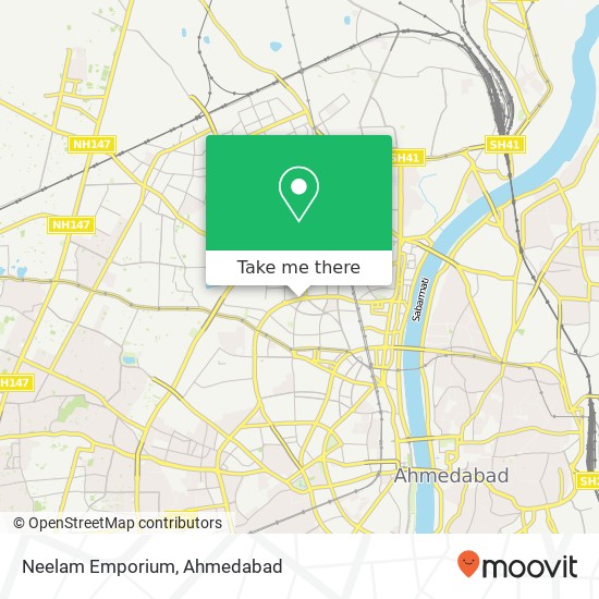 Neelam Emporium, 120 Feet Circular Road Ahmedabad GJ map