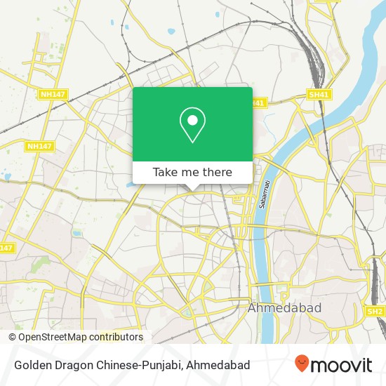 Golden Dragon Chinese-Punjabi, 120 Feet Circular Road Ahmedabad 380052 GJ map