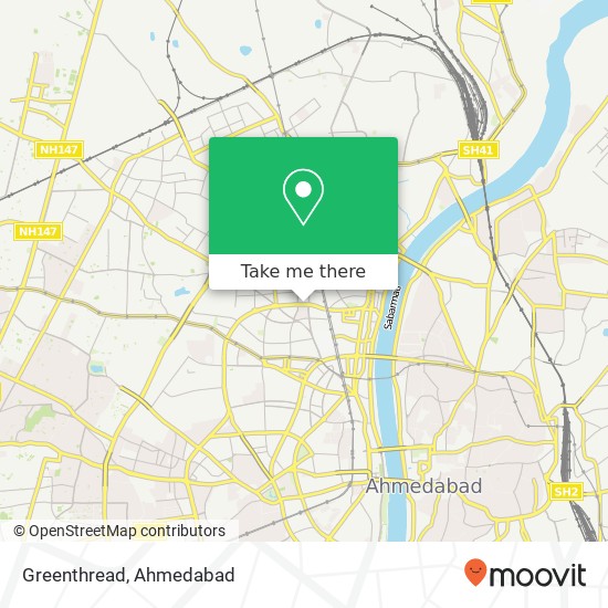 Greenthread, 120 Feet Circular Road Ahmedabad GJ map