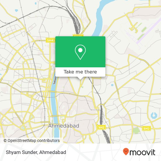 Shyam Sunder, Shahibaug Road Ahmedabad 380004 GJ map