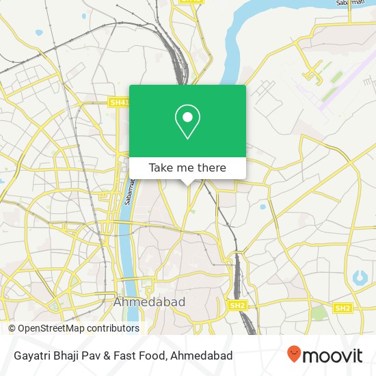 Gayatri Bhaji Pav & Fast Food, Shahibaug Road Ahmedabad 380004 GJ map