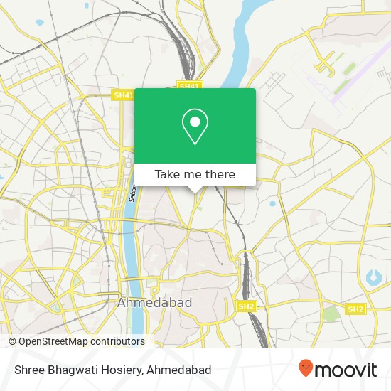 Shree Bhagwati Hosiery, Dr Ambedkar Road Ahmedabad 380004 GJ map