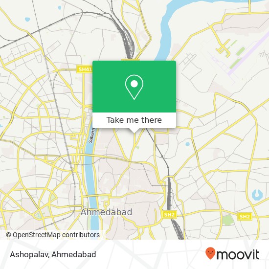 Ashopalav, Shahibaug Road Ahmedabad 380004 GJ map