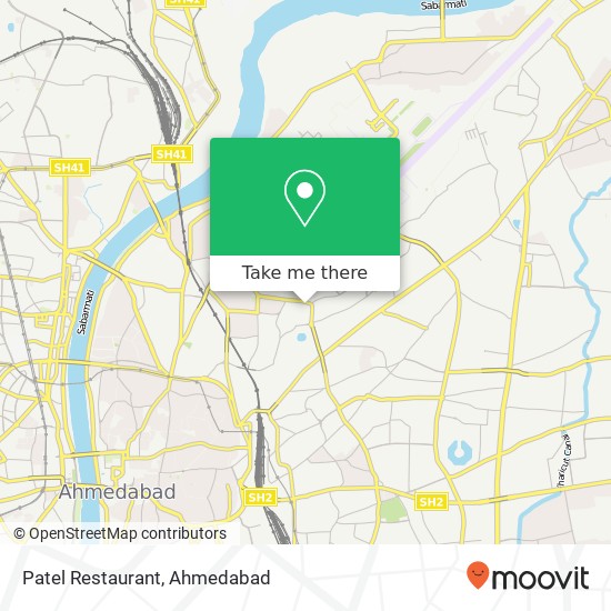 Patel Restaurant, Ahmedabad 380016 GJ map