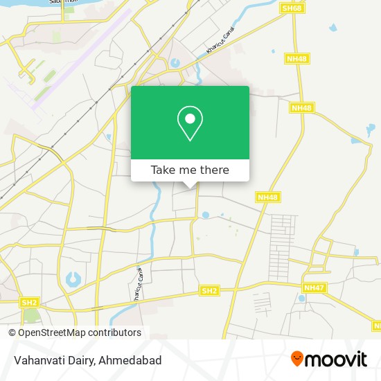 Vahanvati Dairy map