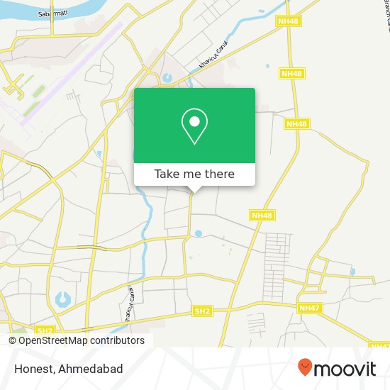 Honest, Nikol Naroda Road Ahmedabad 382350 GJ map