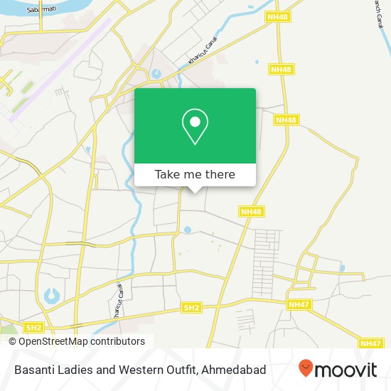 Basanti Ladies and Western Outfit, Ahmedabad GJ map