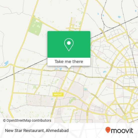 New Star Restaurant, Service Road Ahmedabad 380059 GJ map