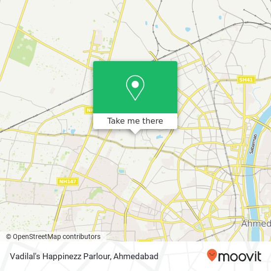 Vadilal's Happinezz Parlour, Gurukul Road Ahmedabad 380052 GJ map