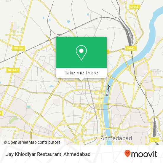 Jay Khiodiyar Restaurant, Ankur Road Ahmedabad 380013 GJ map