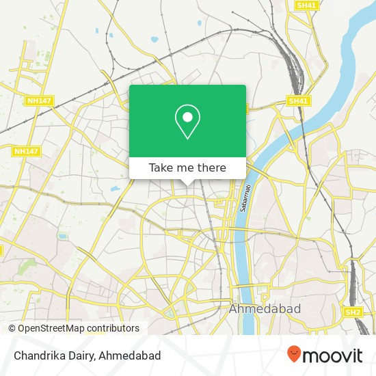 Chandrika Dairy, Pathik Society Road Ahmedabad 380013 GJ map