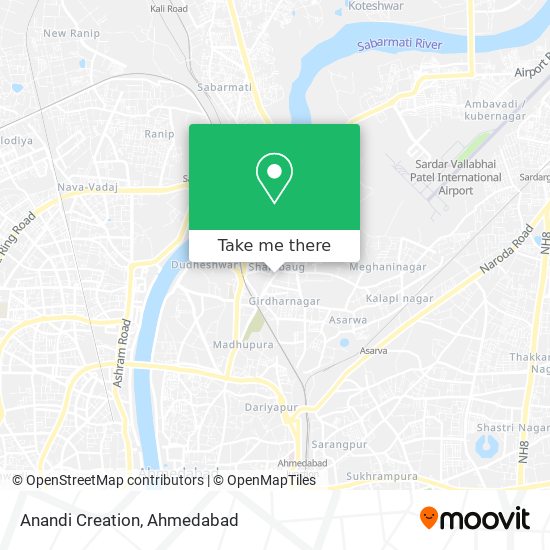 Anandi Creation map
