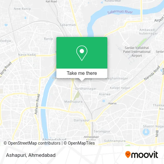 Ashapuri map