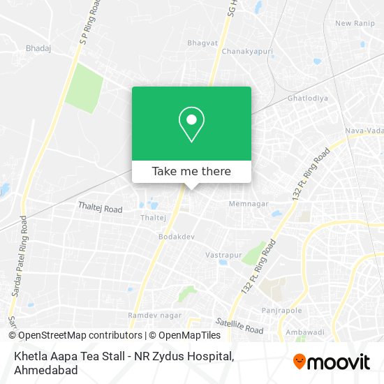 Khetla Aapa Tea Stall - NR Zydus Hospital map