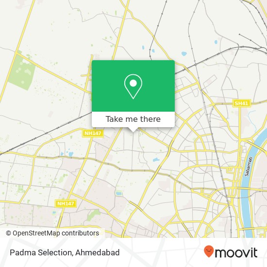 Padma Selection, Gurukul Road Ahmedabad 380052 GJ map