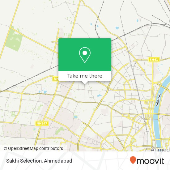 Sakhi Selection, Ahmedabad 380052 GJ map