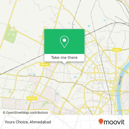 Yours Choice, Gurukul Road Ahmedabad 380052 GJ map