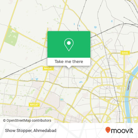Show Stopper, Gurukul Road Ahmedabad 380052 GJ map