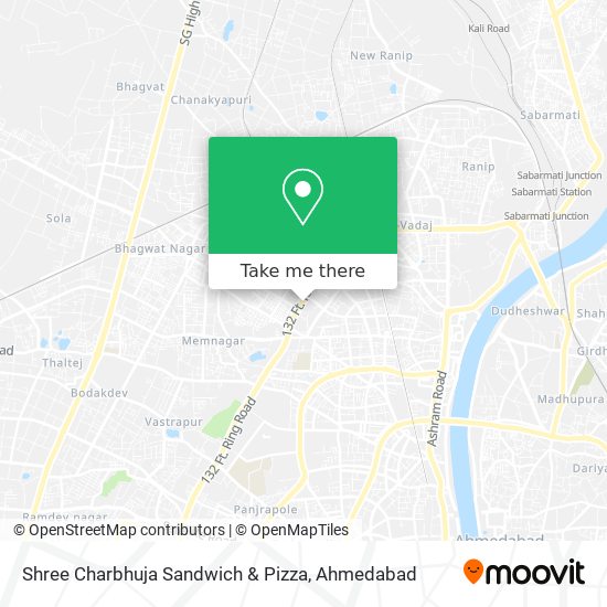 Shree Charbhuja Sandwich & Pizza map