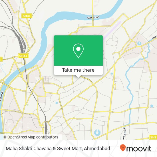 Maha Shakti Chavana & Sweet Mart, Amadavad 380016 GJ map