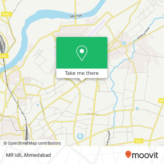 MR Idli, Ahmedabad GJ map