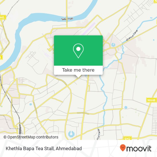 Khethla Bapa Tea Stall, Ahmedabad GJ map