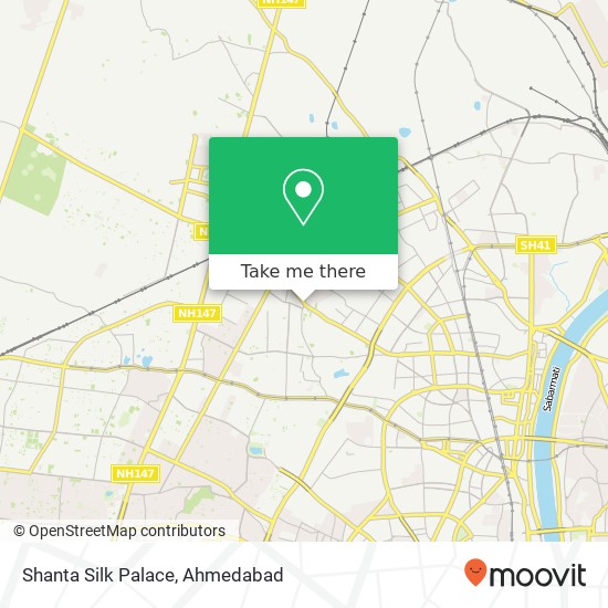 Shanta Silk Palace, Sola Road Ahmedabad 380052 GJ map