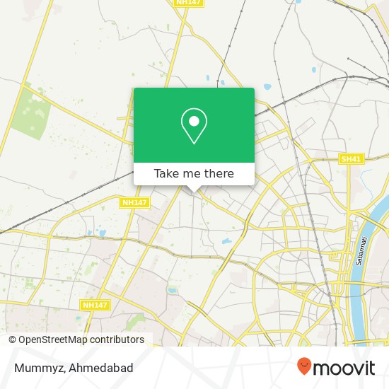 Mummyz, Ahmedabad GJ map