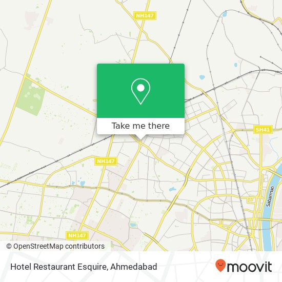 Hotel Restaurant Esquire, Sattadhar Cross Road Ahmedabad 380061 GJ map