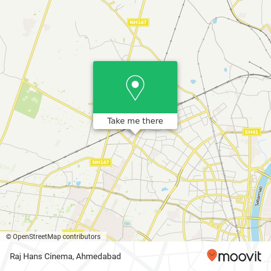 Raj Hans Cinema map