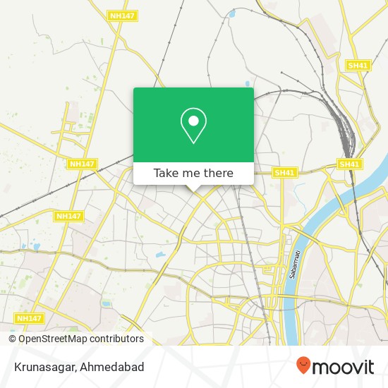 Krunasagar, Ahmedabad GJ map