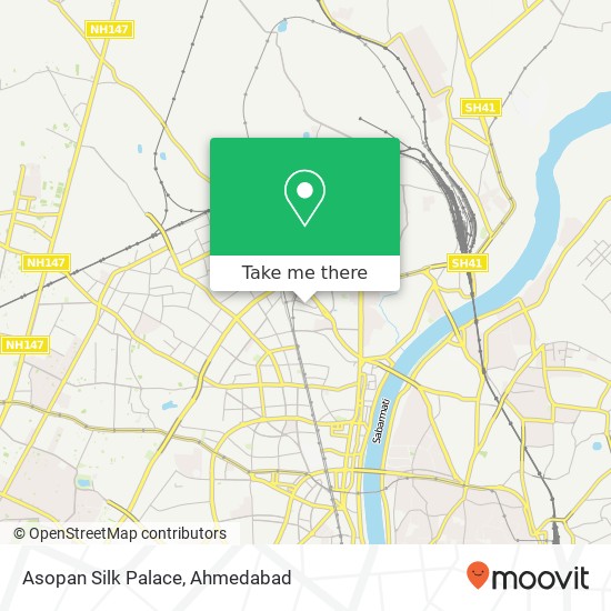 Asopan Silk Palace, Nava Vadaj Gam Road Ahmedabad 380013 GJ map