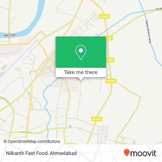 Nilkanth Fast Food, Nikol Naroda Road Ahmedabad 382430 GJ map