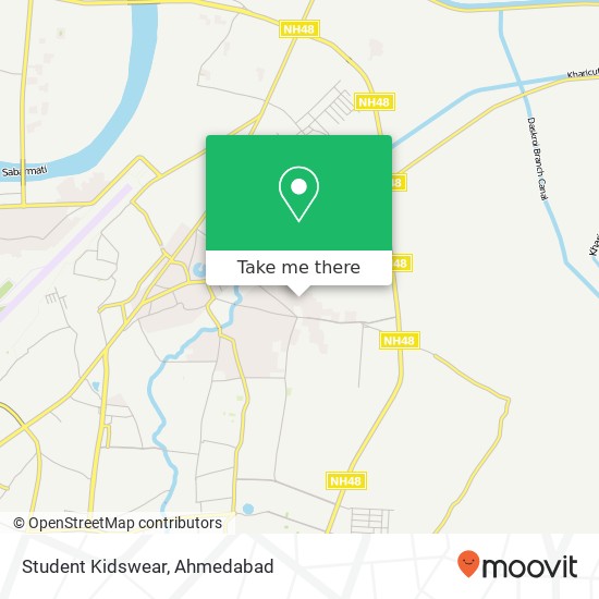 Student Kidswear, Ahmedabad GJ map