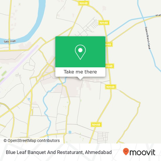 Blue Leaf Banquet And Restaturant, Naroda Kathwada Road Ahmedabad GJ map