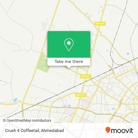 Crush 4 Coffeetail, Science City Road Ahmedabad 380059 GJ map