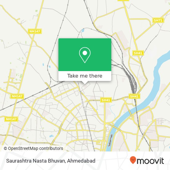 Saurashtra Nasta Bhuvan, Nirnay Nagar Road Ahmedabad 382481 GJ map