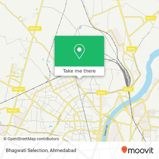 Bhagwati Selection, Arjun Ashram Road Ahmedabad 382480 GJ map