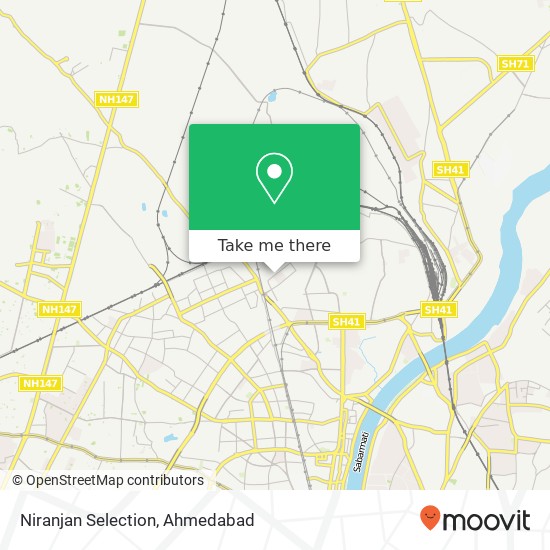 Niranjan Selection, Ahmedabad 382480 GJ map