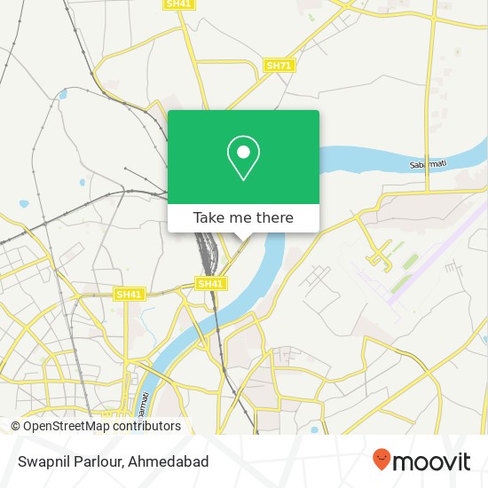 Swapnil Parlour, Ahmedabad 380005 GJ map