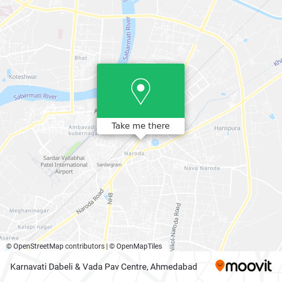 Karnavati Dabeli & Vada Pav Centre map