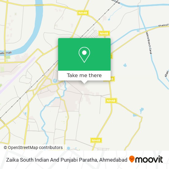 Zaika South Indian And Punjabi Paratha map