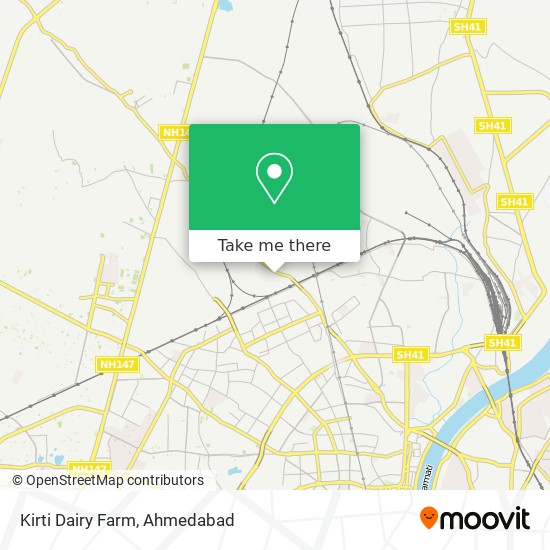 Kirti Dairy Farm map