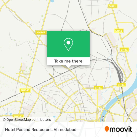 Hotel Pasand Restaurant map