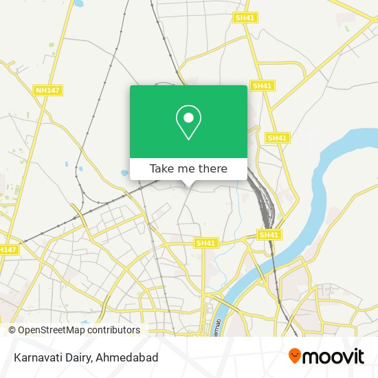 Karnavati Dairy map